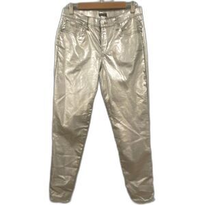 VENUS Metallic Silver Stretch 5 Pocket Jean 10